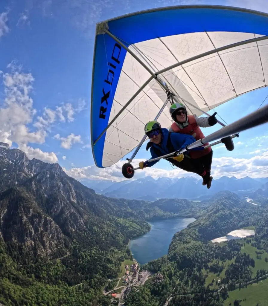 Tandem Drachenflug mit Tim Grabowski am Tegelberg-2025
